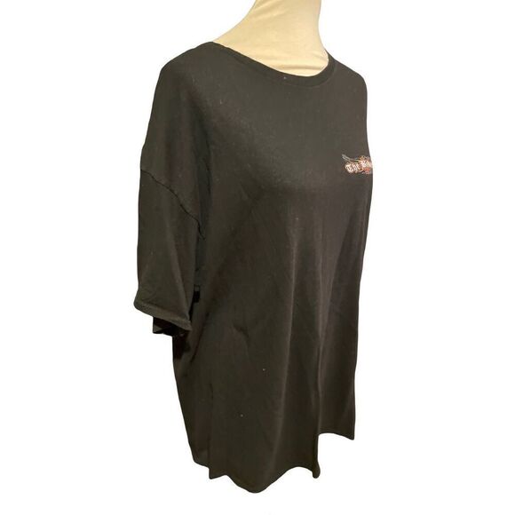 Men's Bikers Creed T-shirt Graphic Short Sleeve Black Size 2XL - Picture 3 of 8